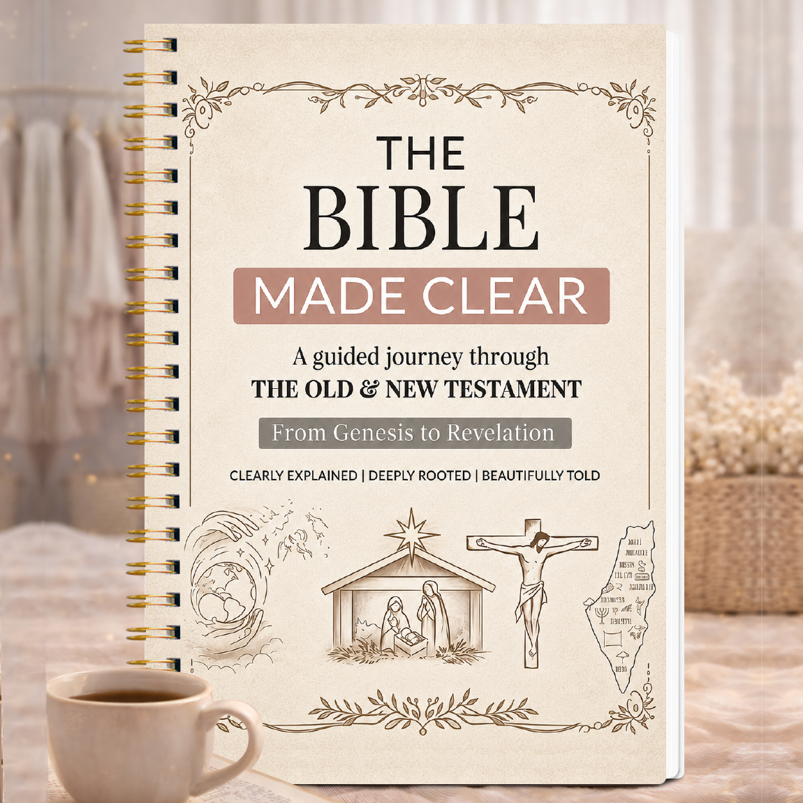 Planned Parenthood - 1pc 8-Week Bible Study Planner, 8.15×5.67in
