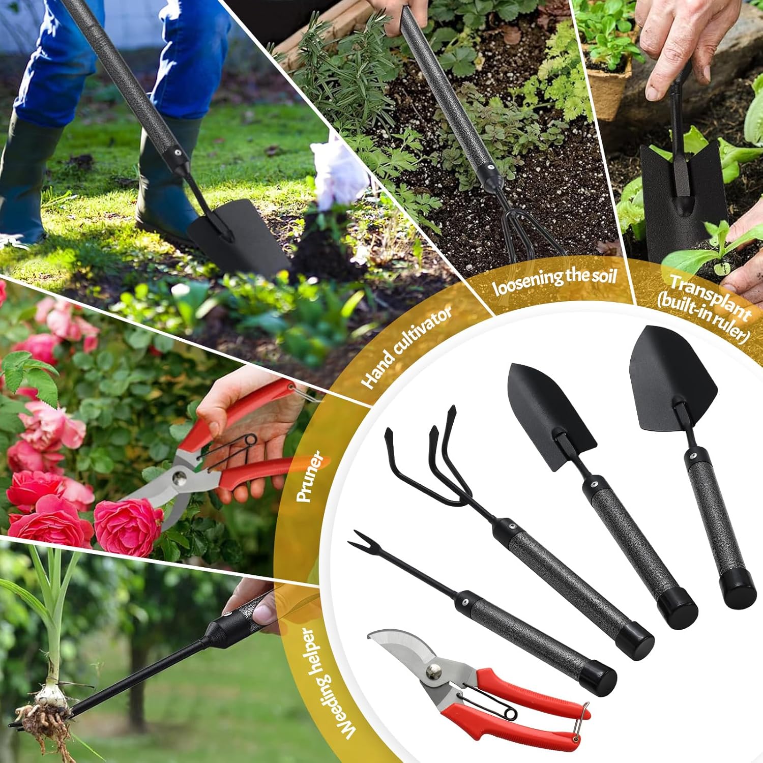 5-Piece Stainless Steel Garden - Plant Parent Gift Set ulasan dan harga
