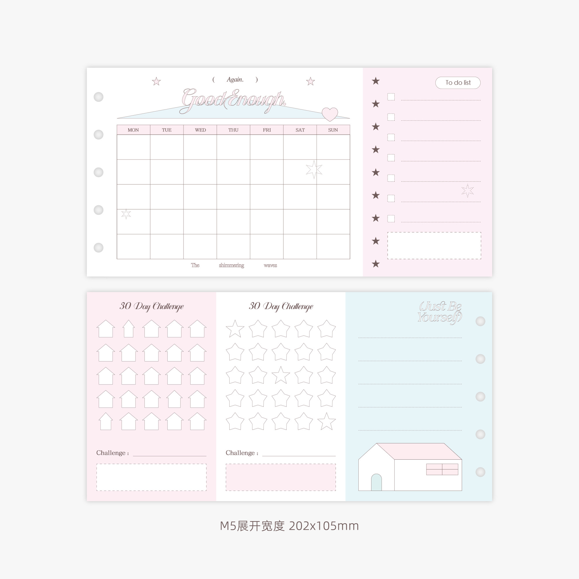 12 Sheets A7 M5 Refill Paper T - Planned Parenthood ulasan dan harga