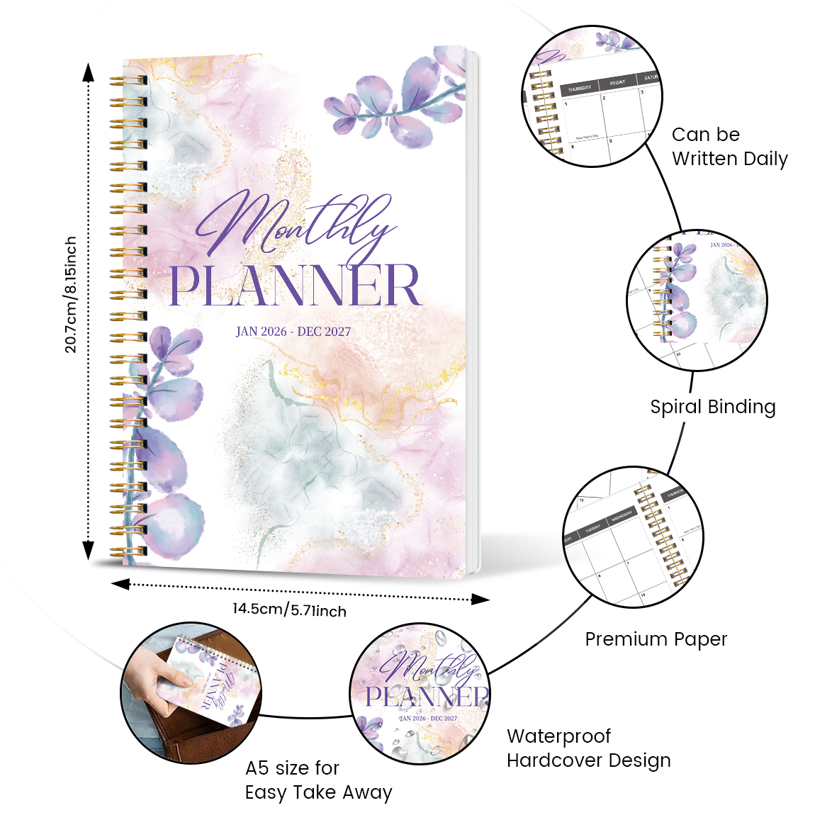 2026-2027 A5 Weekly & Monthly  - Planned Parenthood ulasan dan harga