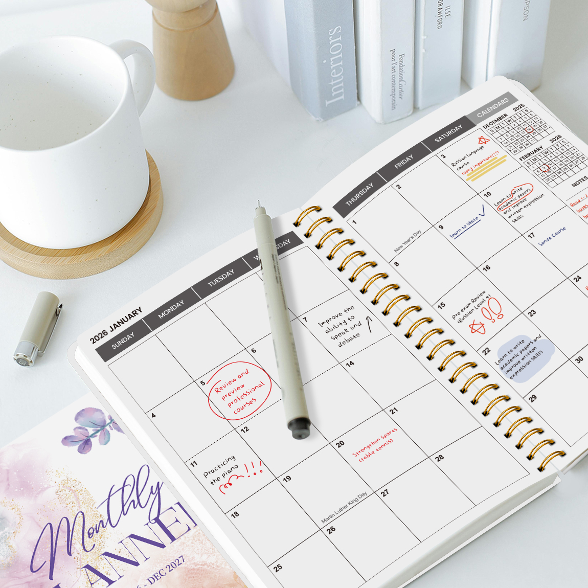 2026-2027 A5 Weekly & Monthly  - Planned Parenthood ulasan dan harga