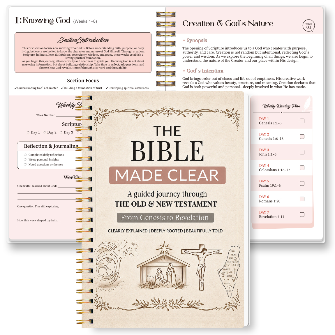 1pc 8-Week Bible Study Planner - Planned Parenthood ulasan dan harga