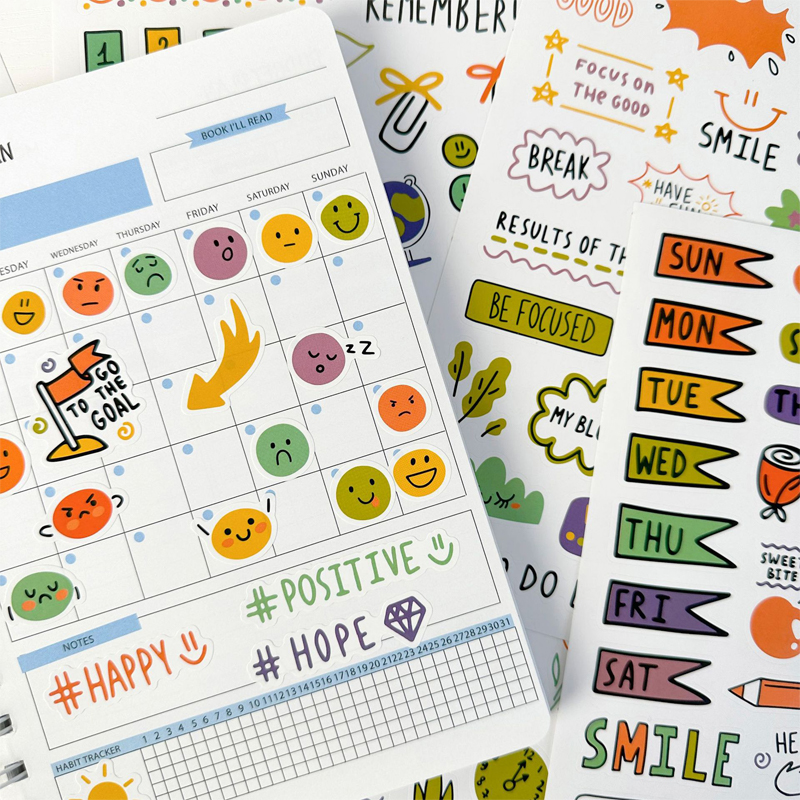 8 Sheets 240+ Planner Stickers - Planned Parenthood ulasan dan harga