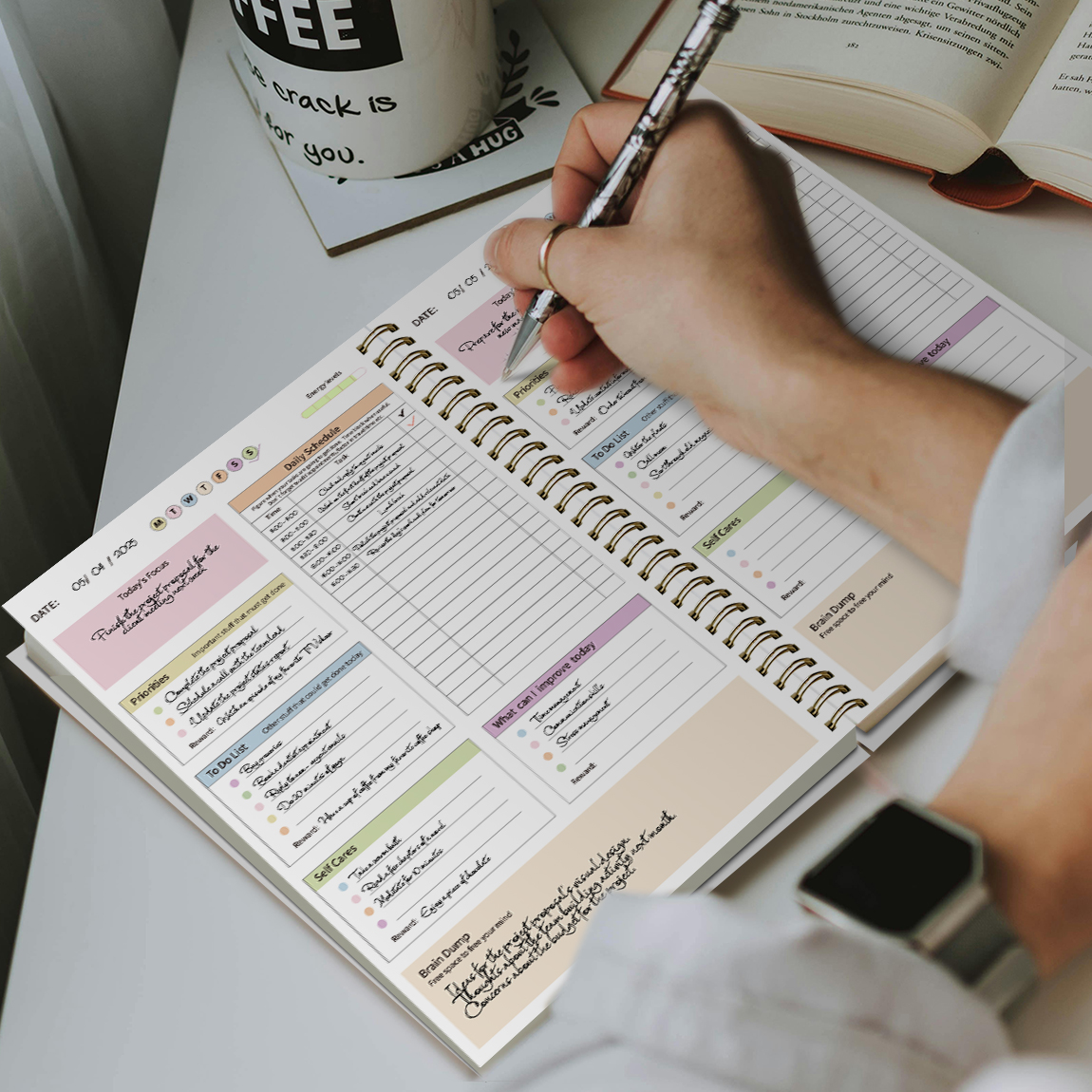 B5 Productivity Planner, Daily - Planned Parenthood ulasan dan harga